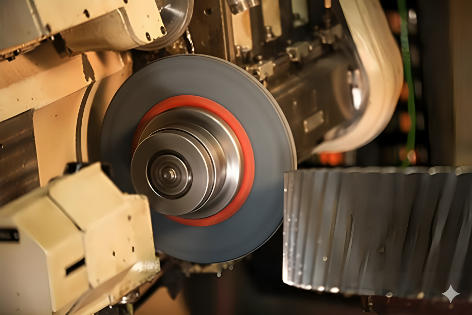 Single-rib gear grinding