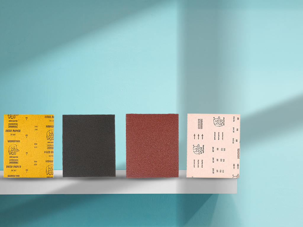 Professional-grade sandpaper